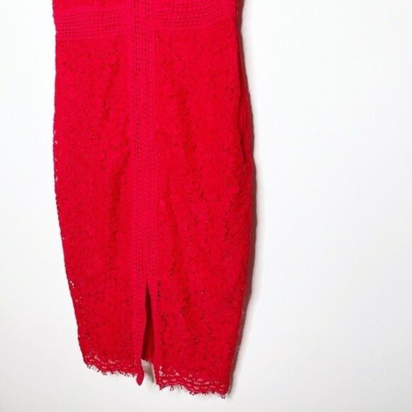 BARDOT Morgan Lace Red Dress - Picture 5 of 10